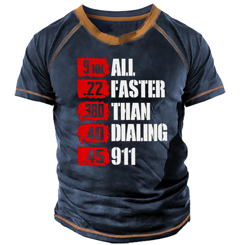 All Faster Than 911 Chic Mens Apparel