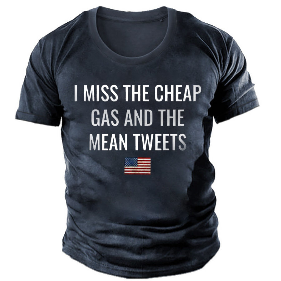 

Men's Outdoor I Miss The Gas Cotton T-Shirt