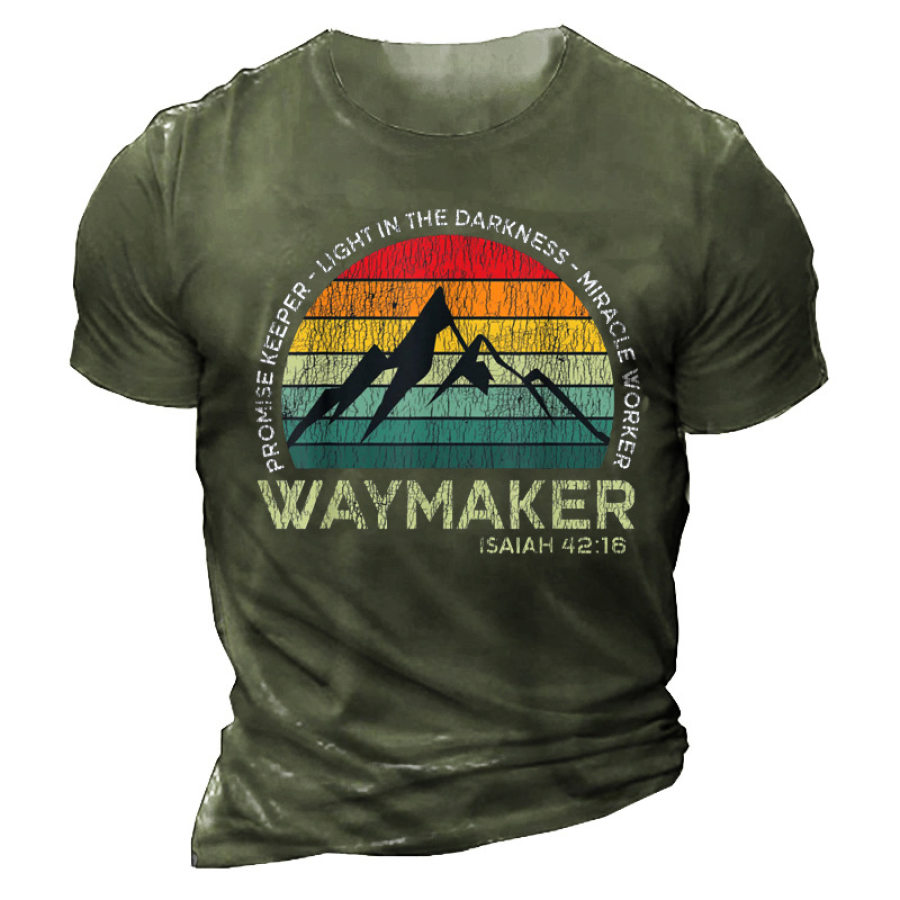 

Men's Outdoor Waymaker Promise Keeper Miracle Cotton T-Shirt