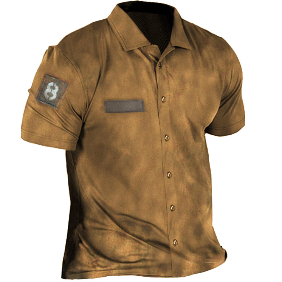 

Men's Outdoor Tactical Pocket PoLo Collar Shirt