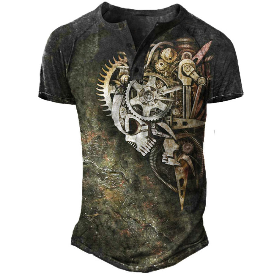 

Men's Outdoor Skull Rock Henley Shirt