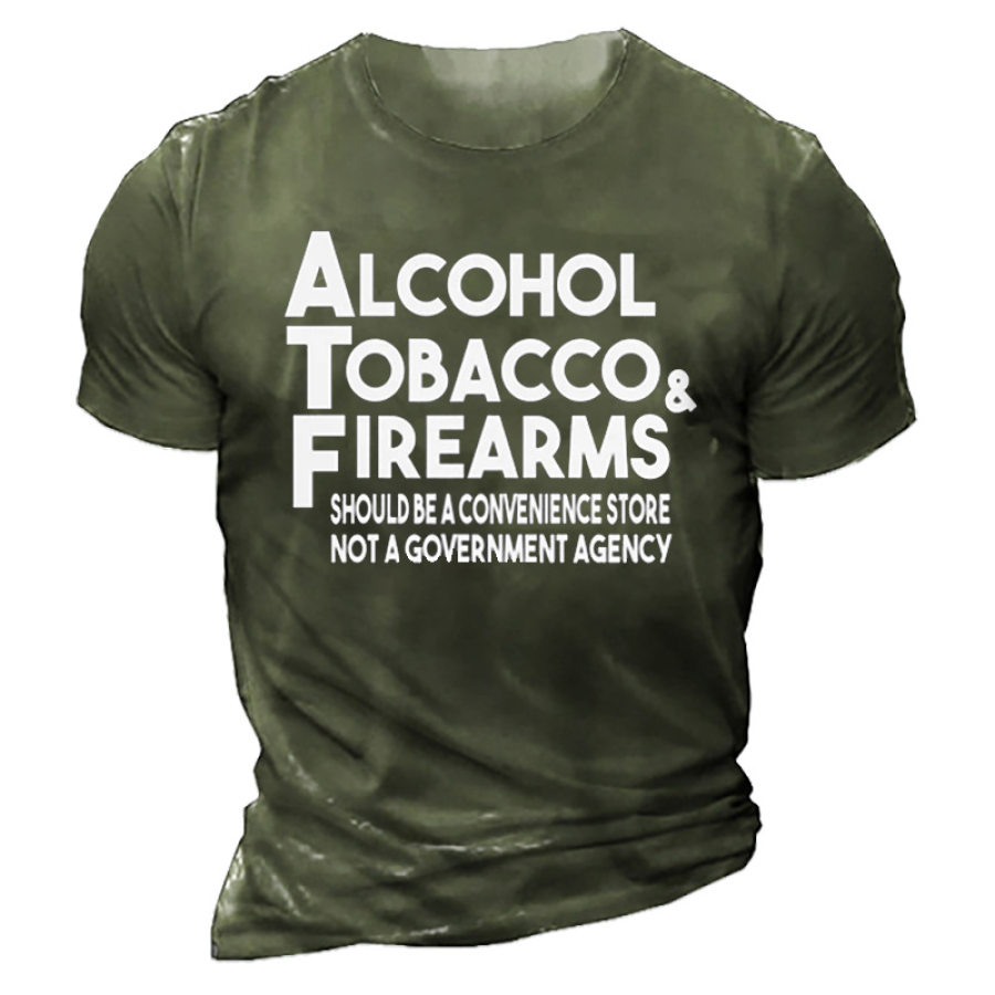 

Alcohol Tobacco & Firearms Should Be Convenice Store Not A Government Men't Tee