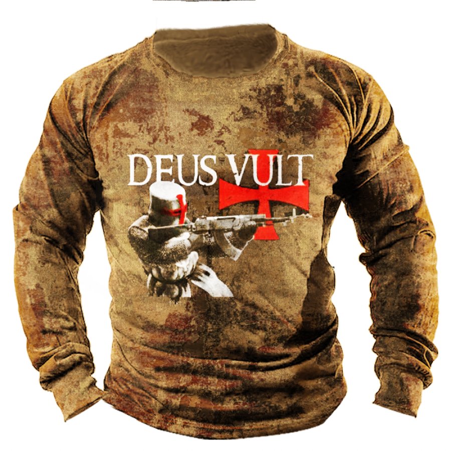 

Men's Knights Templar Print Sweatshirt