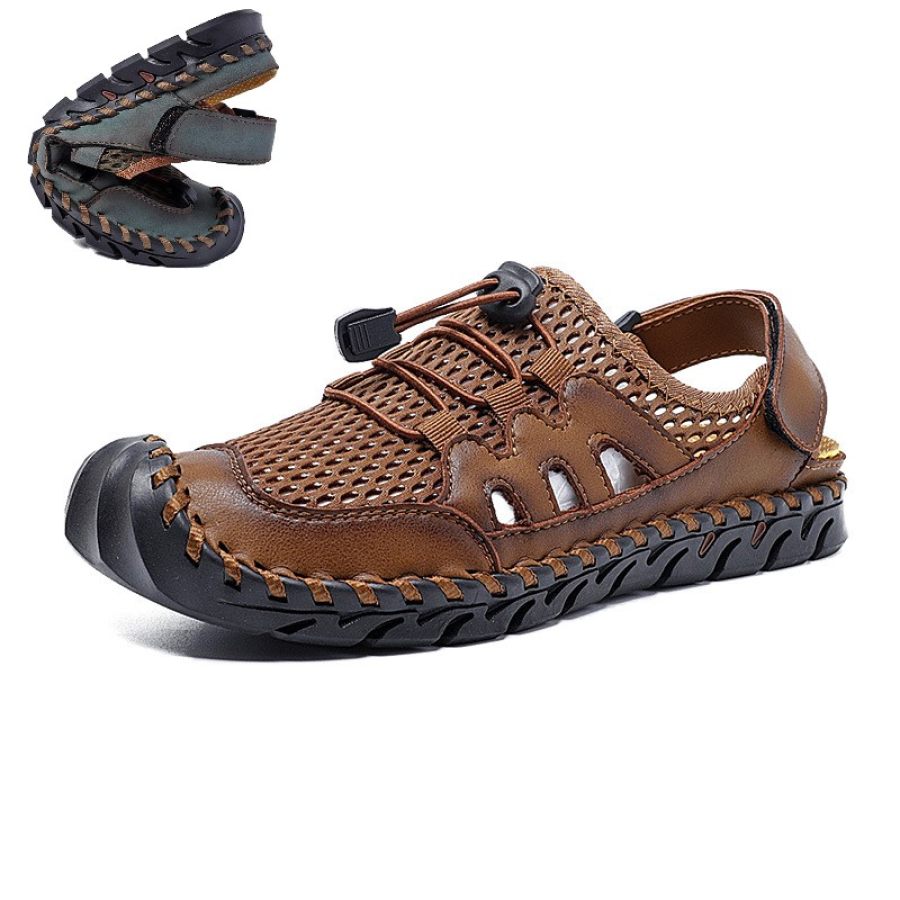 

Men's Mesh Lace-up Sandals