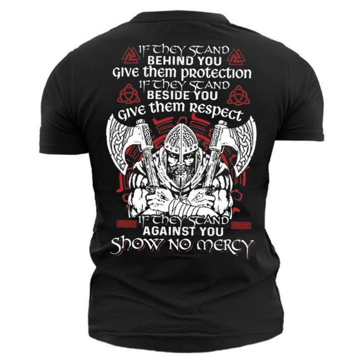 Men's Templar Warriors Cotton Print Chic T-shirt
