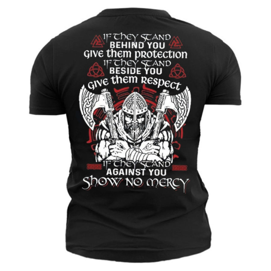 

Men's Templar Warriors Cotton Print T-Shirt