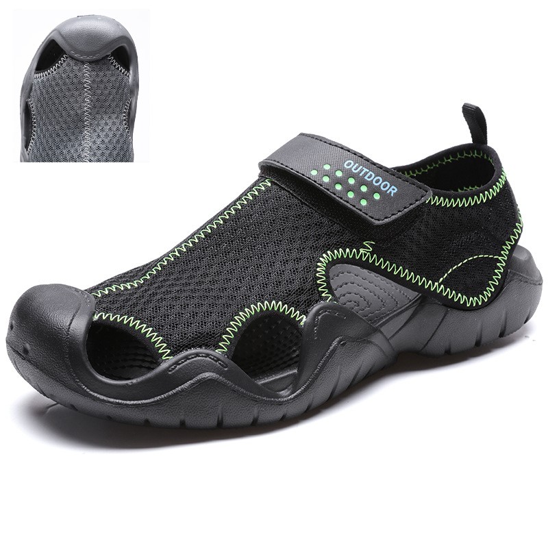 Men's Mesh Colorblock Velcro Chic Outdoor Wading Sandals