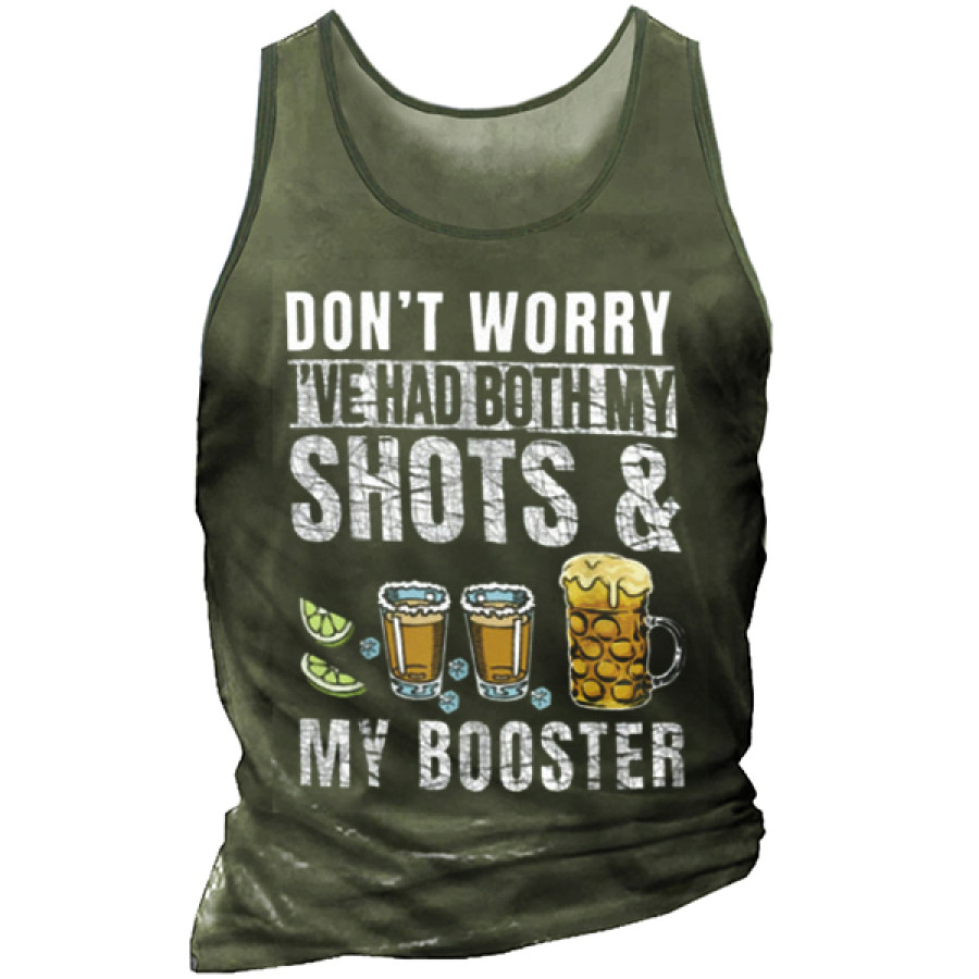 

Don't Worry I've Had Both My Shots And Booster Funny Vaccine Vest