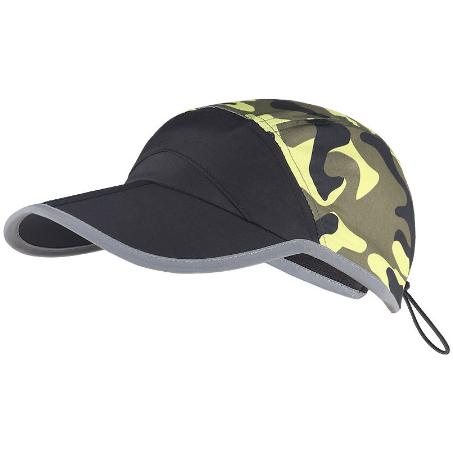 

Men's Quick Dry Breathable Folding Camouflage Reflective Outdoor Sports Hat