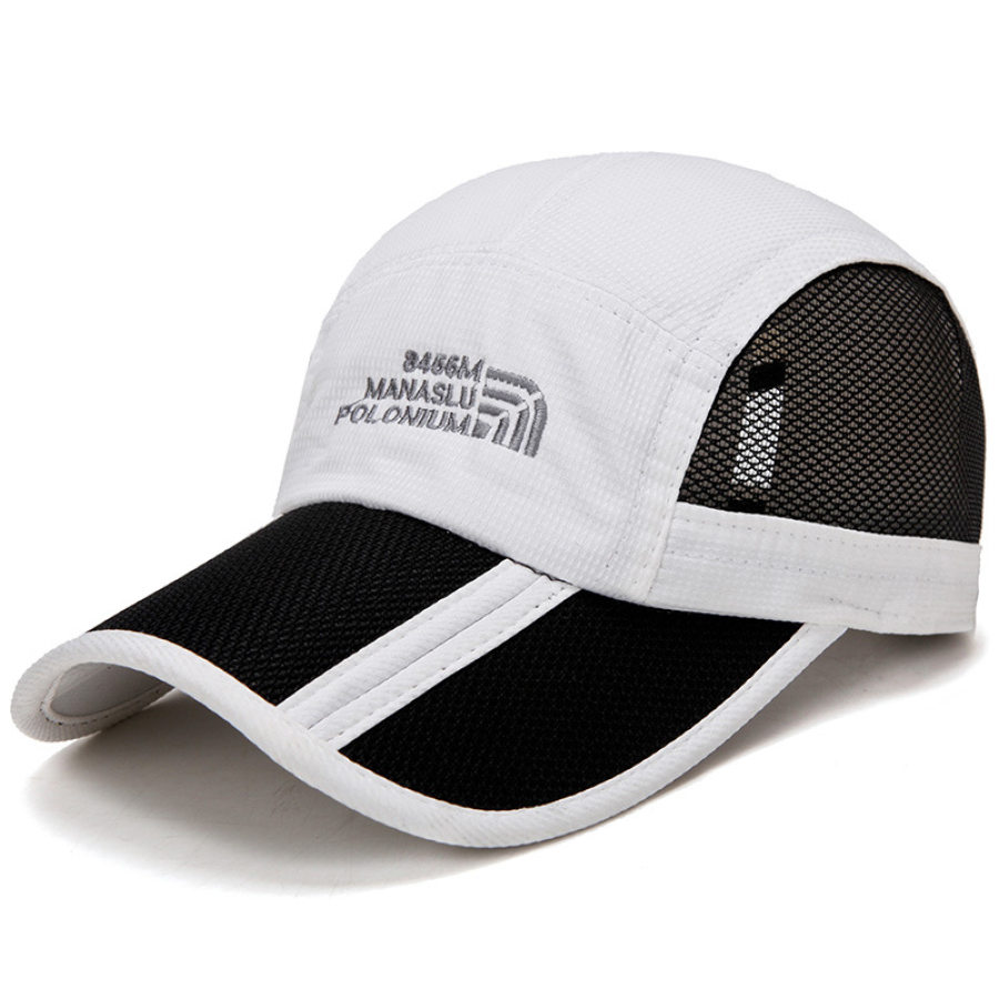 

Mesh Colorblock Foldable Outdoor Sunshade Hat