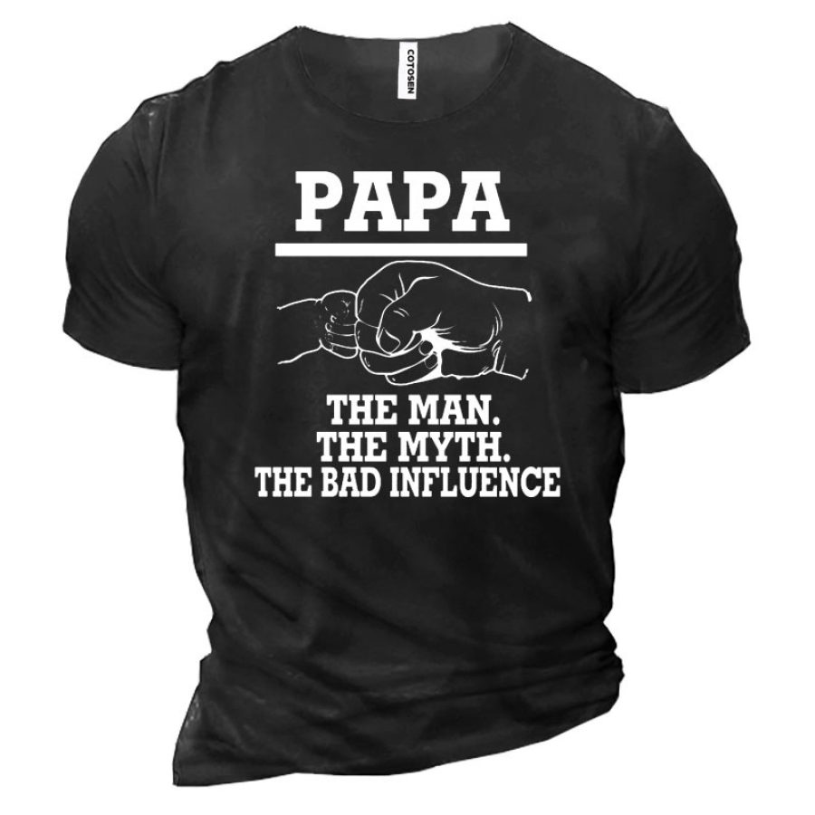 

Pa Pa Men's Cotton T-Shirt