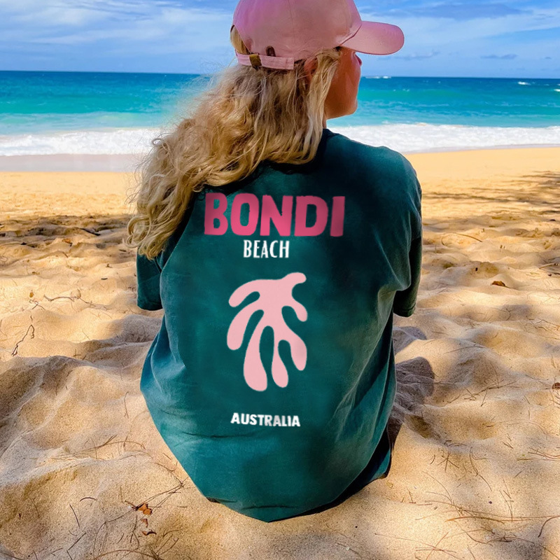 Bondi Beach Australia Women's Chic Cotton Oversized T-shirt