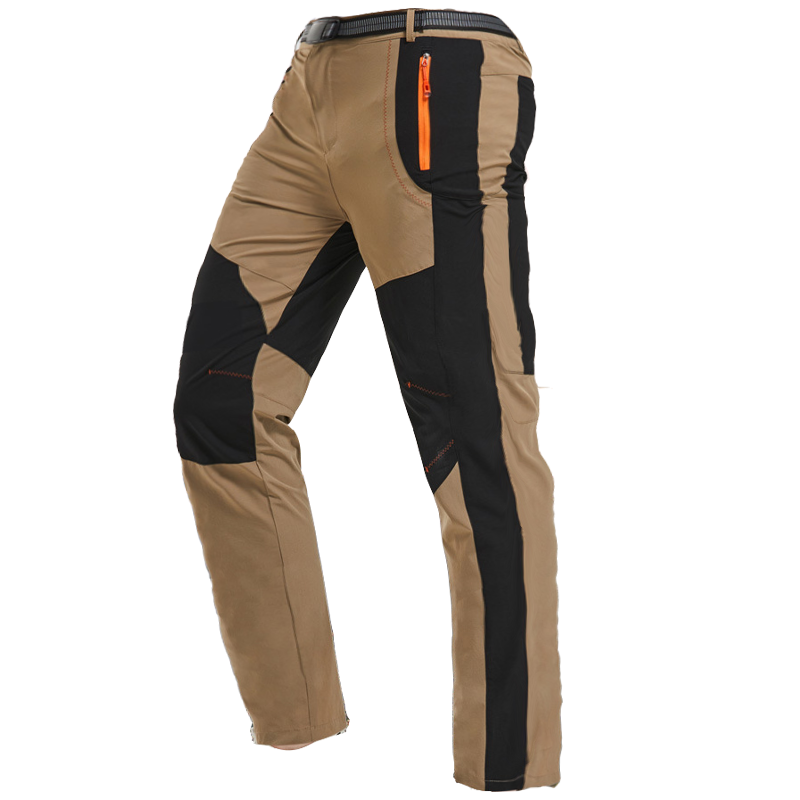 Men's Colorblock Micro-elastic Breathable Chic Quick-drying Pants Casual Sports Pants