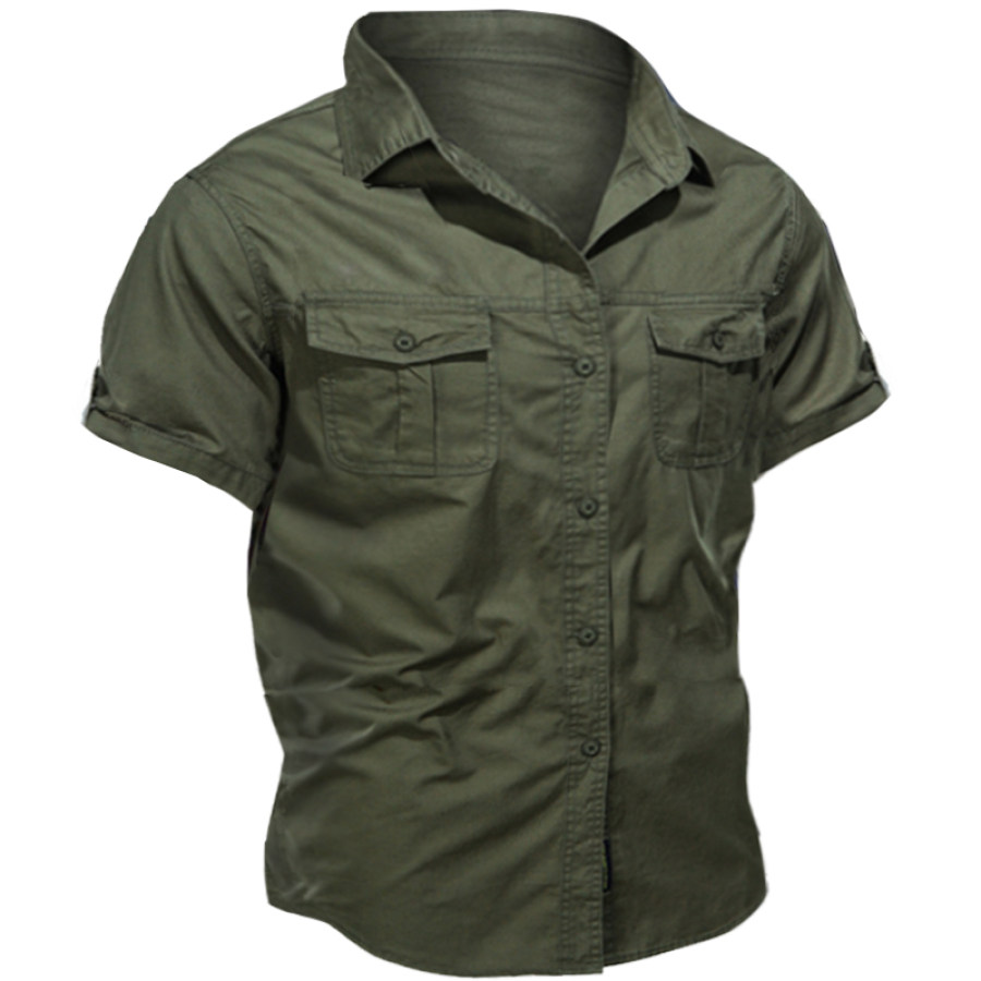

Taktisches Arbeitskleidungs-Kurzarmhemd Für Herren