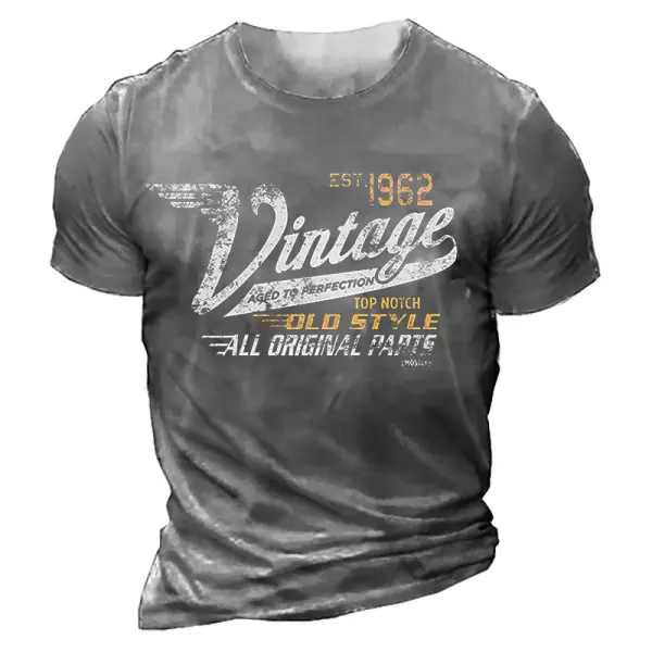 Vintage 1962 Aged To Perfection 60th Birthday Shirts For Men - Kalesafe.com 