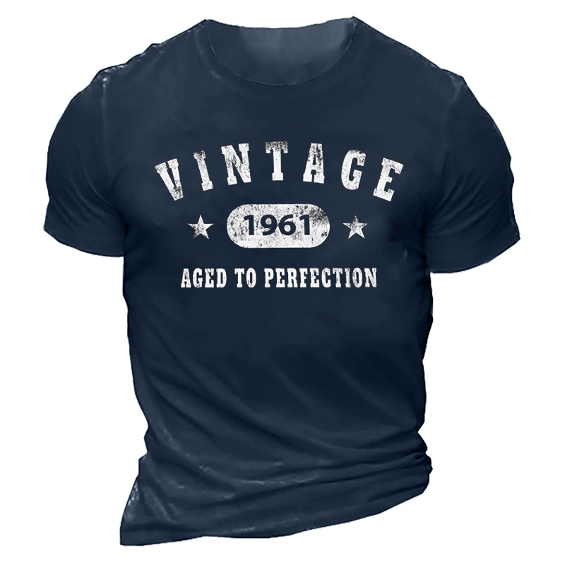 Vintage 1962 Aged To Chic Perfection 60th Birthday Shirts For Men