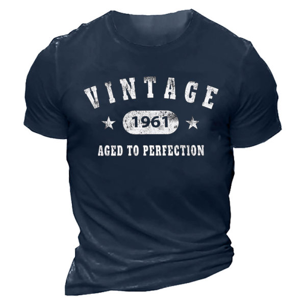 Vintage 1962 Aged To Perfection 60th Birthday Shirts For Men - Cotosen.com