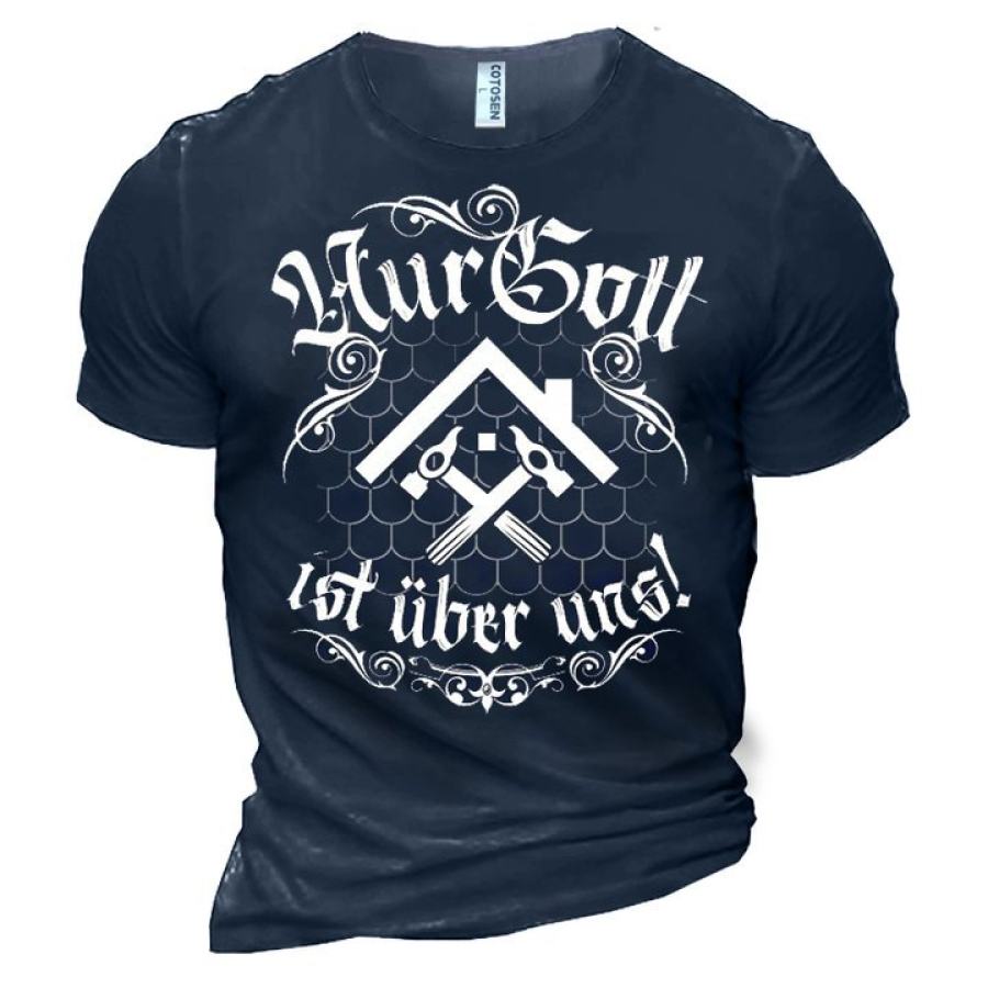 

Men's Fun Tools Cotton Print T-Shirt