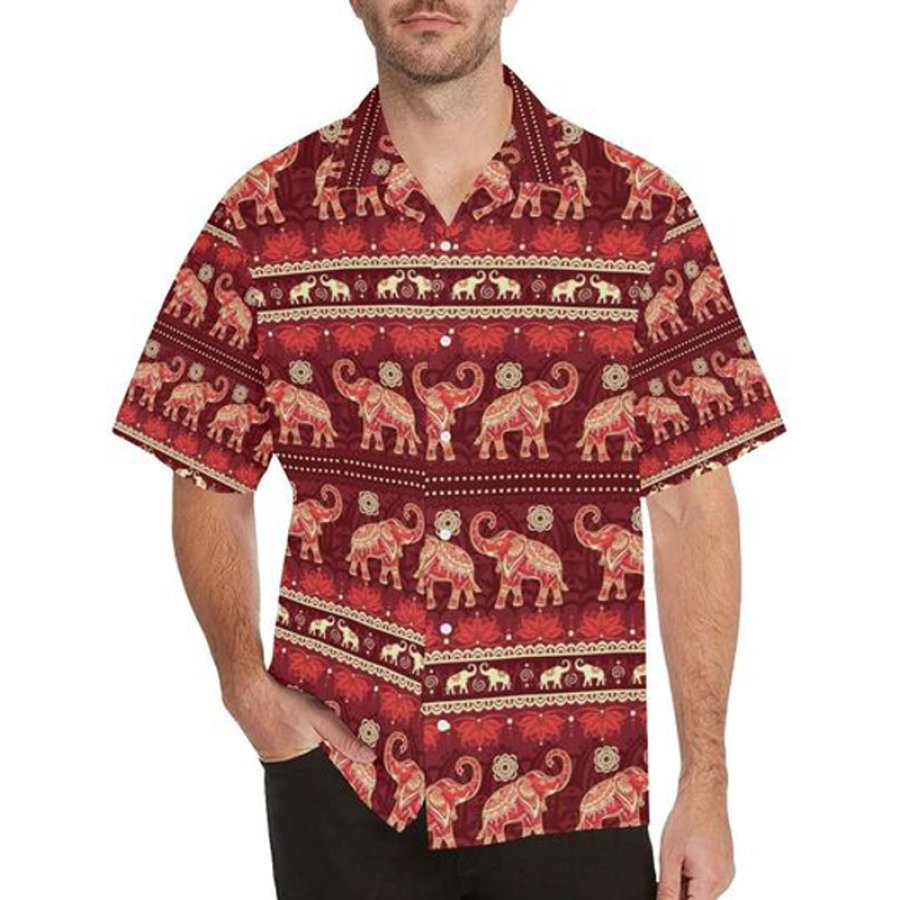 

Men's Vintage Totem Print Shirt