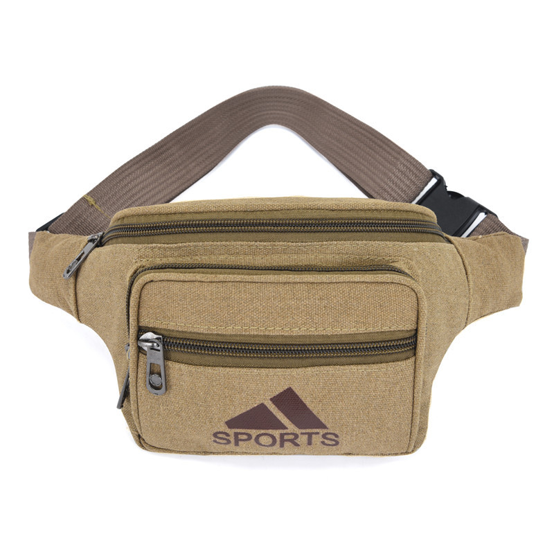 Men's Multifunctional Outdoor Sports Chic Canvas Chest Bag