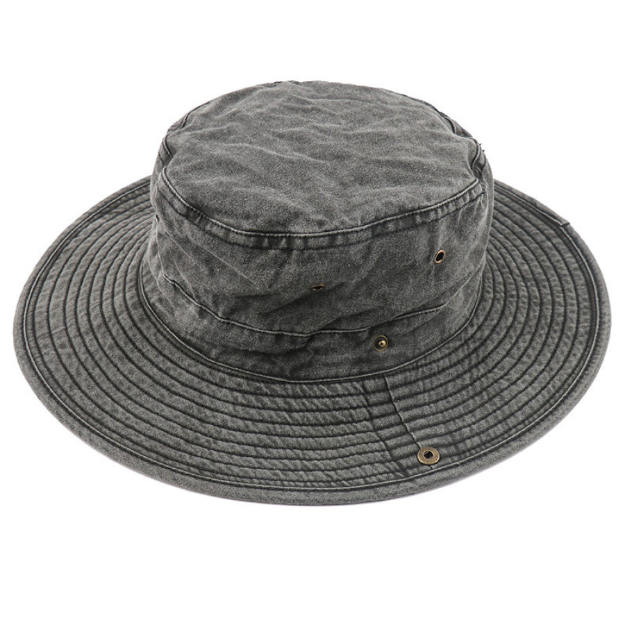 

Men's Cotton Washed Outdoor Mountaineering Fishing Sun Cap