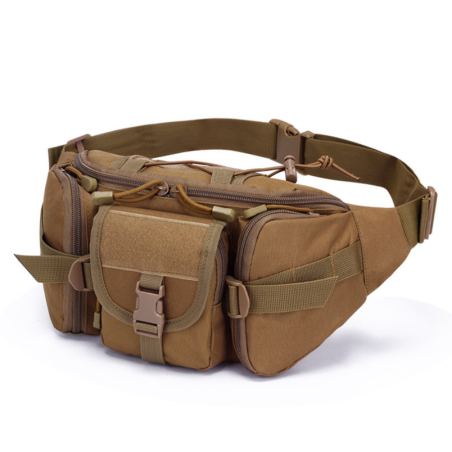 

Men's Waterproof Wear-Resistant Multi-pocket Outdoor Sports Tactical Waist Bag