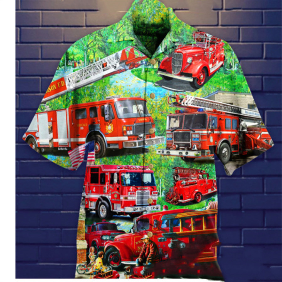 

Hawaiian Print Men's Short Sleeve Shirt