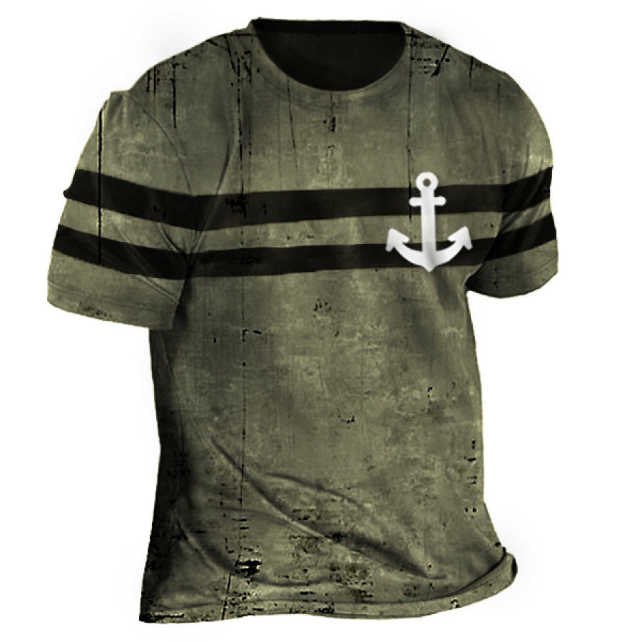 

Men's Outdoor Anchor Print T-Shirt