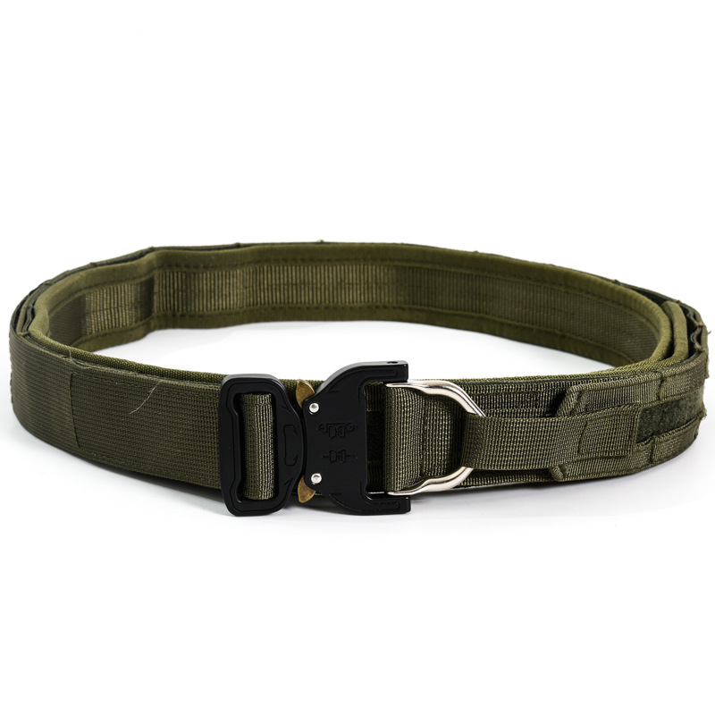 Men's Outdoor Double Thickened Chic Tactical Nylon Belt