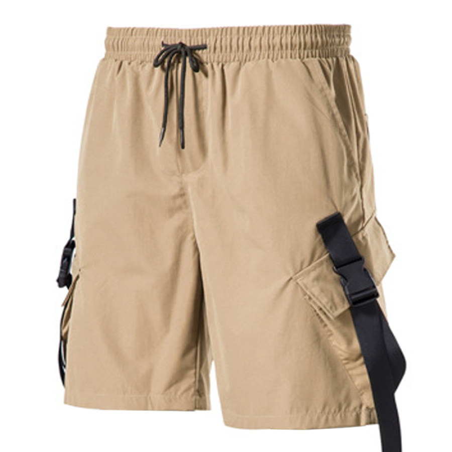 

Men's Multi-pocket Drawstring Casual Sports Cargo Pants