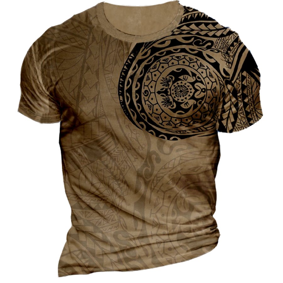

Men's Totem Vintage Print T-Shirt