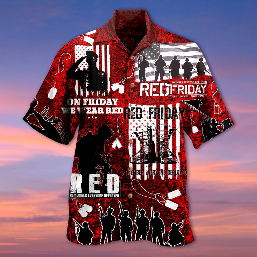 

Men's Soldier Beach Short Sleeve Shirt