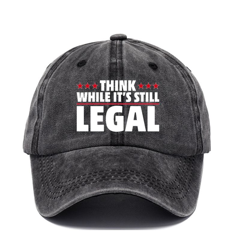 Think While It's Still Chic Legal Sun Hat