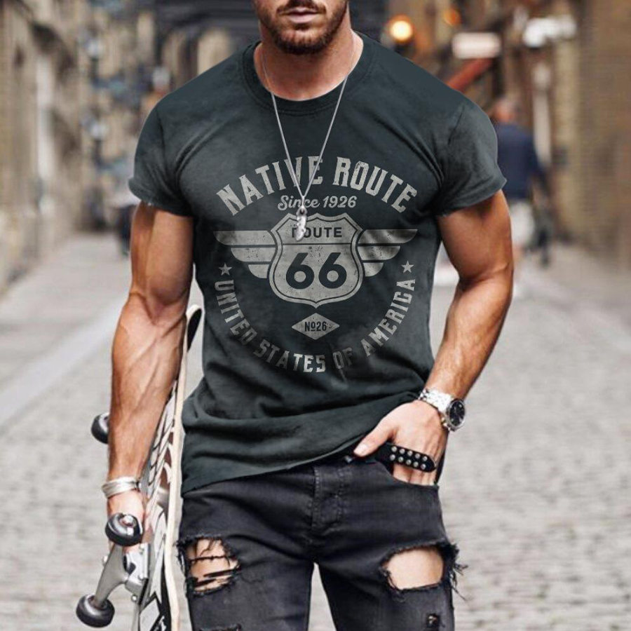 

Men's Vintage Piano Notes 3D Print T-Shirt