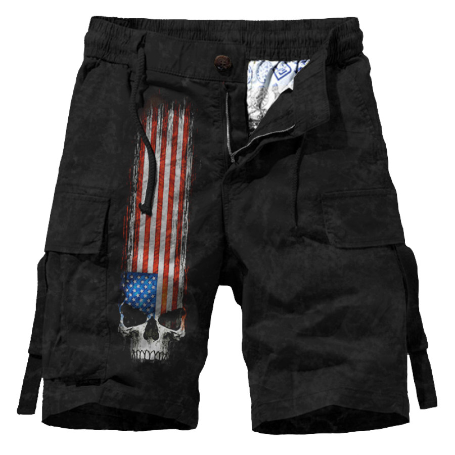 

American Flag Men's Outdoor Tactical Cargo Shorts