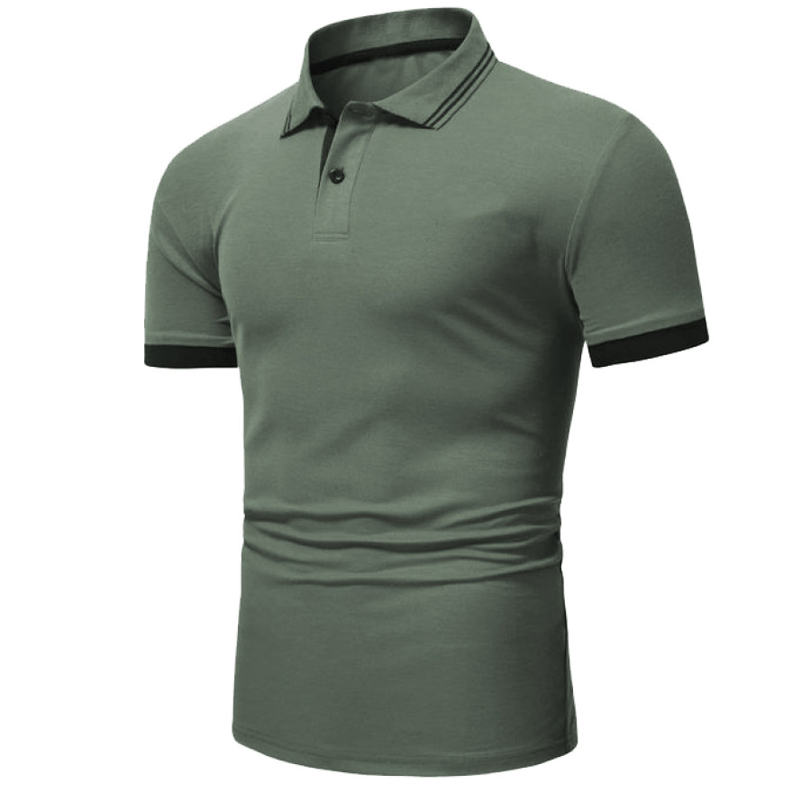 

Men's Training Polo Short Sleeve T-Shirt
