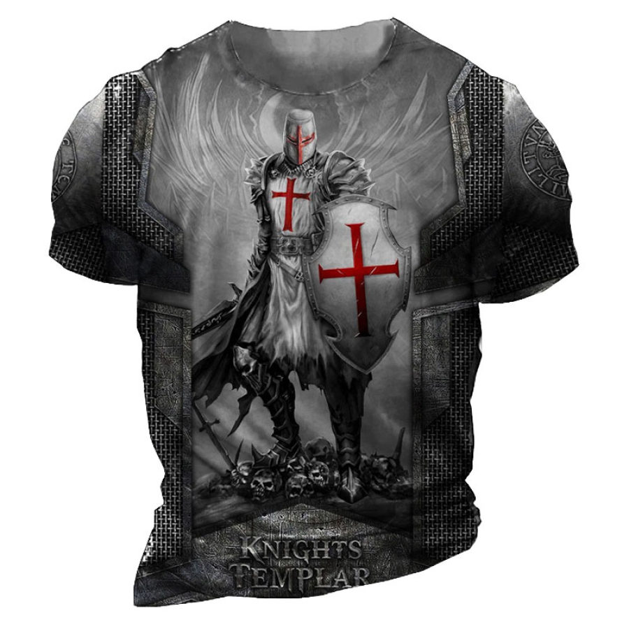

Men's Paladin Armor Crew Neck Short Sleeve T-Shirt