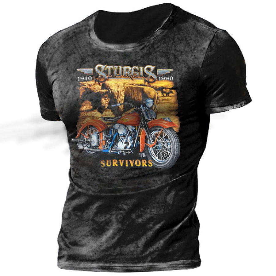 

Men's Motorcycle Short Sleeve T-Shirt