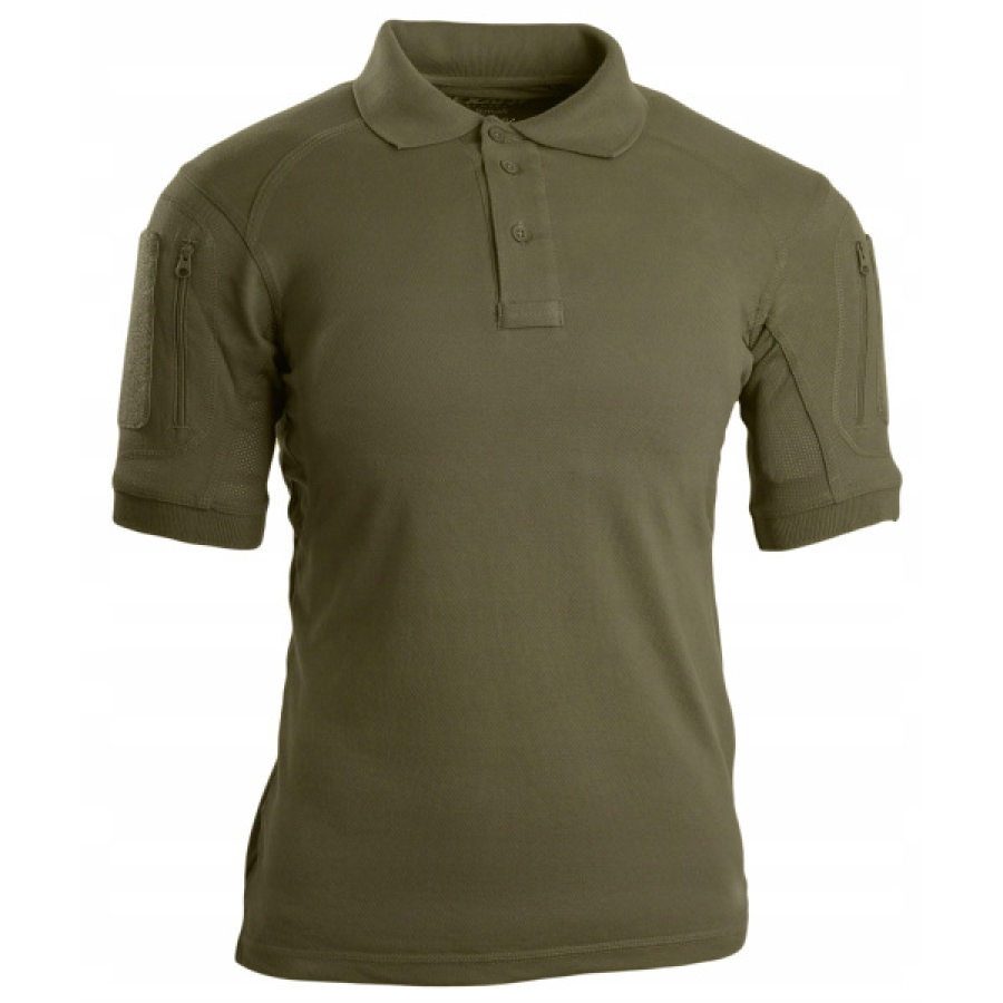 

Men's Velcro Zip Pocket Tactical Outdoor Polo Shirt