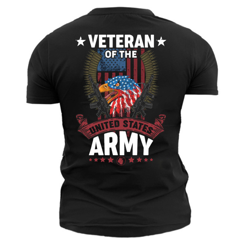 Veteran Of The United Chic States Army Men's Cotton T-shirt