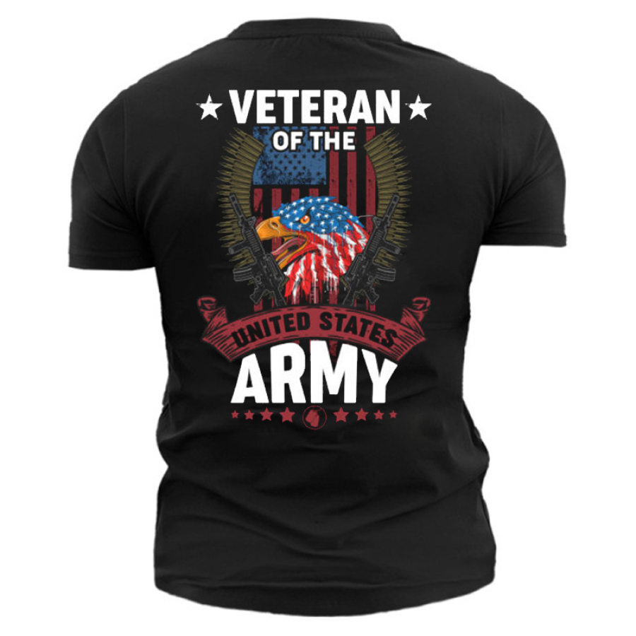 

Veteran Of The United States Army Men's Cotton T-Shirt