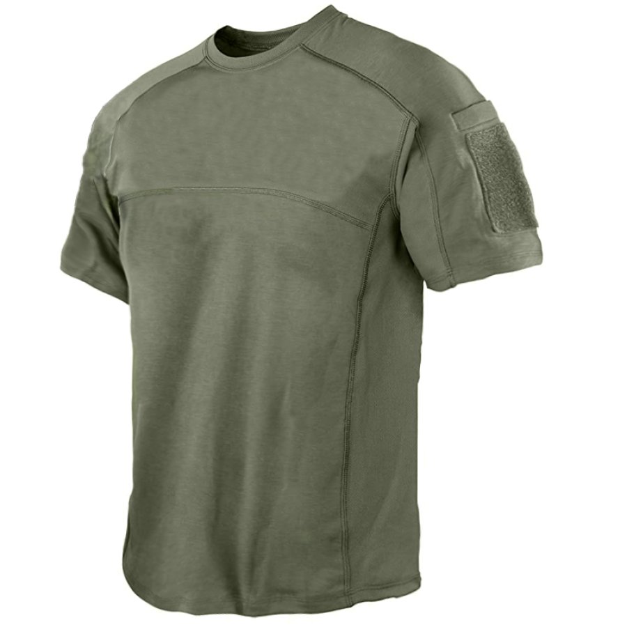 

Men's Velcro Pocket Tactical Panel T-Shirt