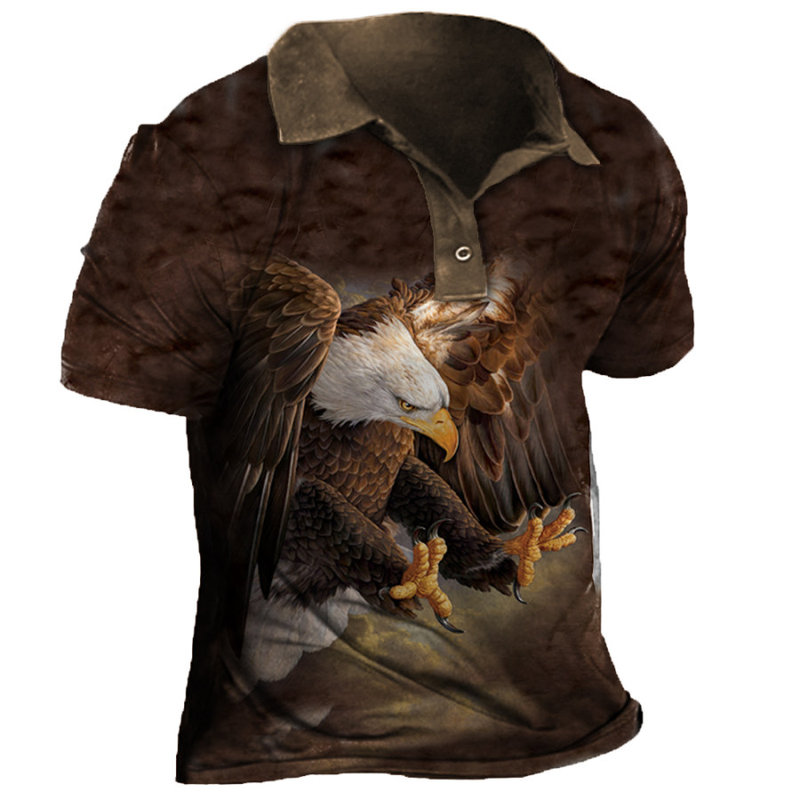 

Men's Eagle Polo Short Sleeve T-Shirt