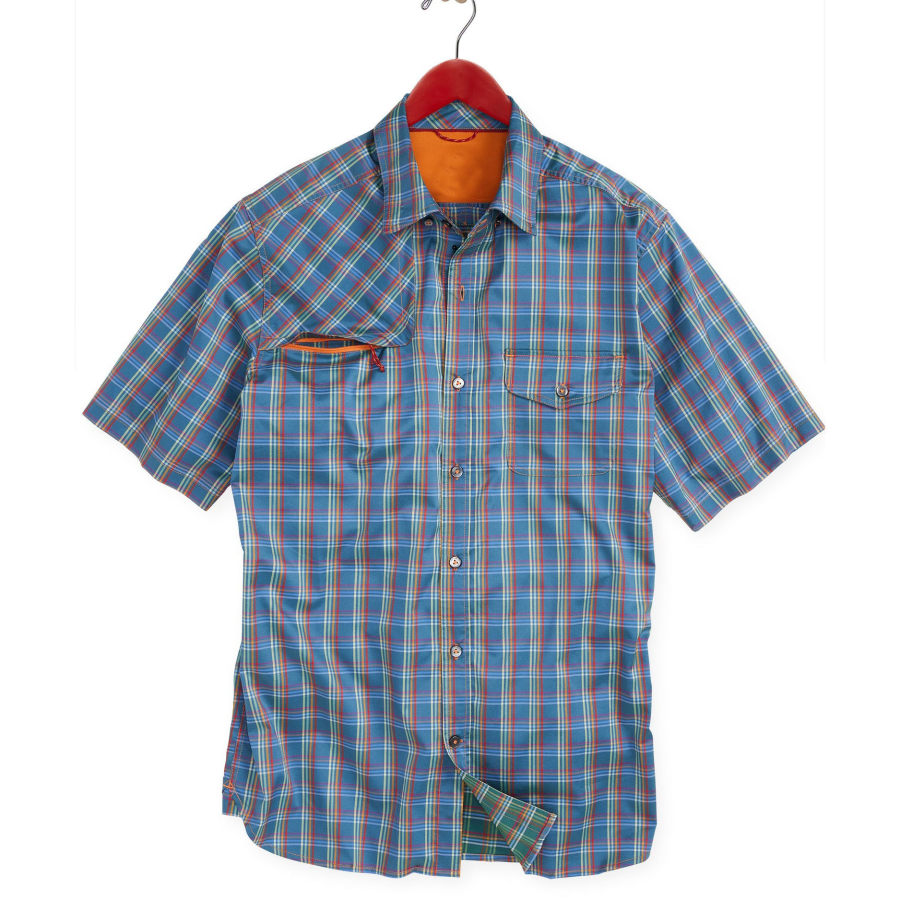 

Men's Plaid Short Sleeve Shirt