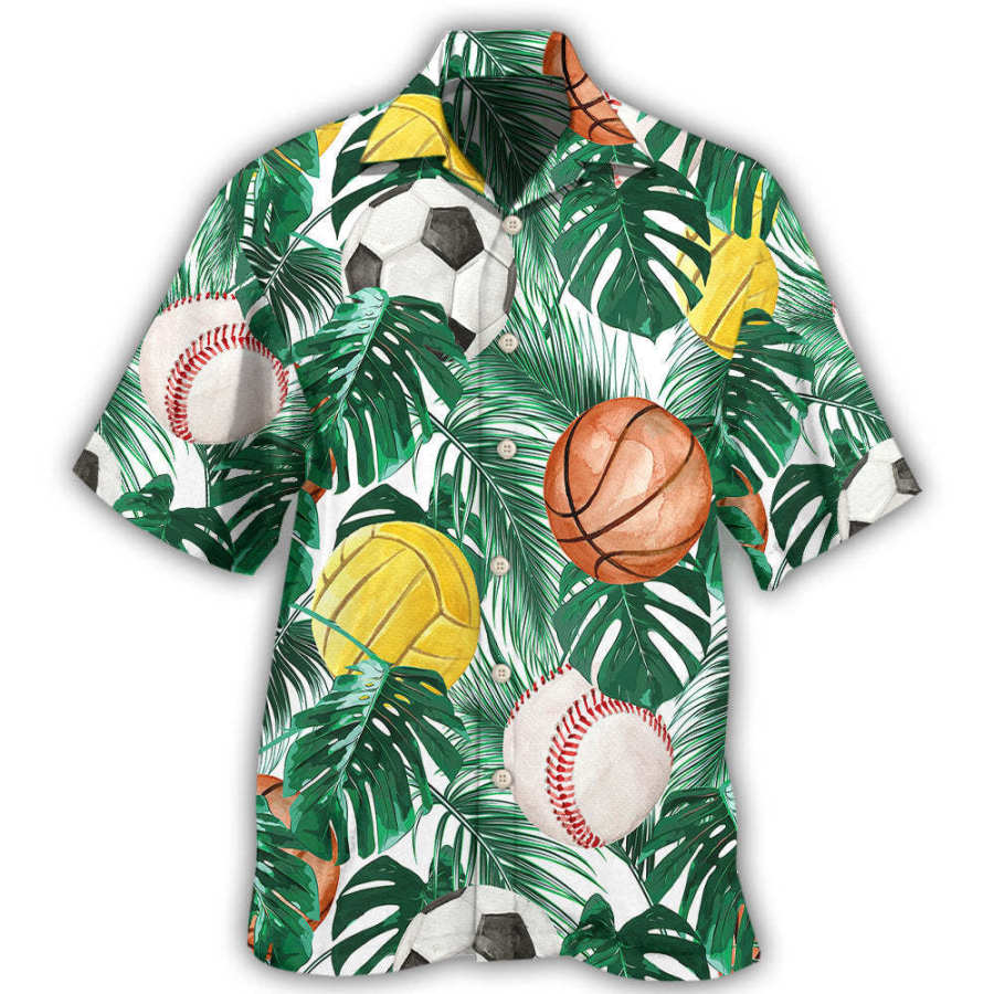 

Men's Leaf Beach Short Sleeve Shirt