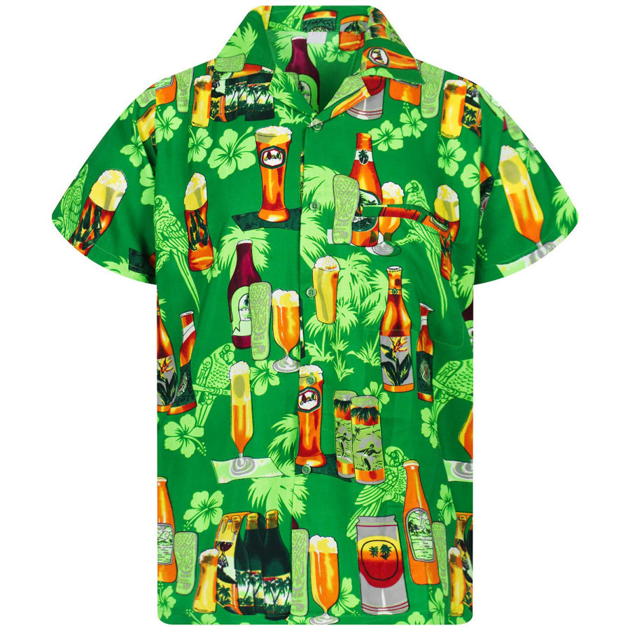 

Men's Beer Beach Short Sleeve Shirt