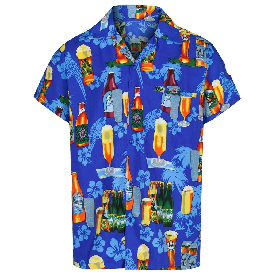 

Men's Beer Beach Short Sleeve Shirt