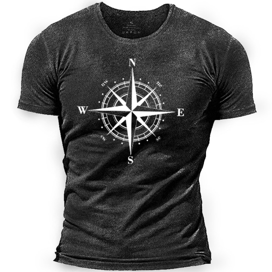 

Men's Nautical Compass Short Sleeve T-Shirt