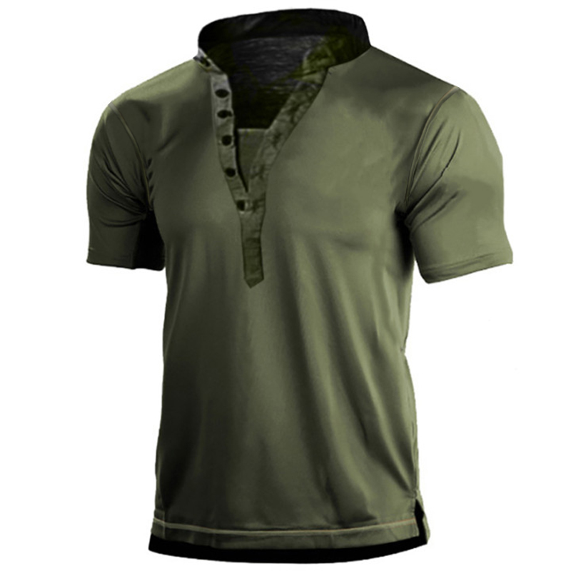 Men's Outdoor Tactical Henley Chic Shirt