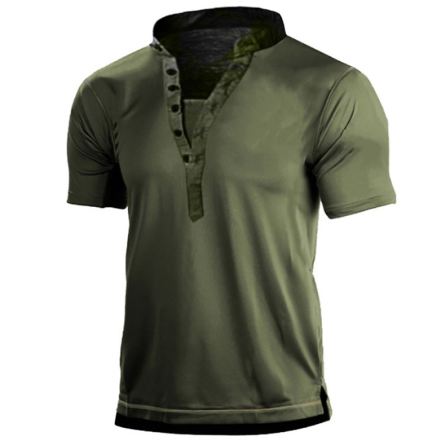 

Camisa Tática Henley Masculina